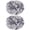 silver, variant on Vjnyvs 2 Pieces Cheerleader Pompoms with Handle, Metallic Foil Cheerleading Poms Hand Dance Pompoms for Sports Matches, Stage