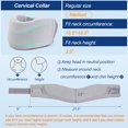 thumbnail image 2 of Collar Cozyhealth Soft Neck Support para el dolor de cuello, color gris, 2 of 7