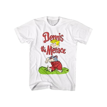 Dennis The Menace Funny Newspaper Comic Strip Floating Head Adult T-Shirt