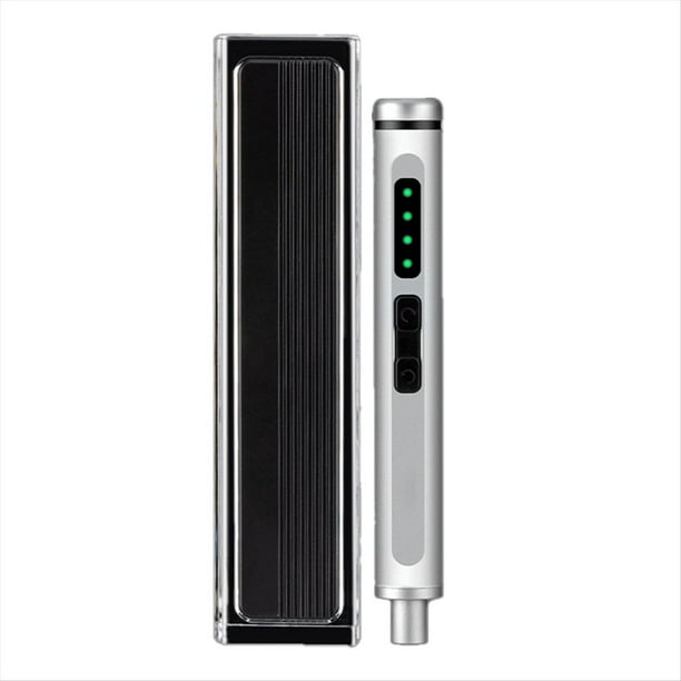 Juego de Destornilladores Eléctricos de Precisión Multifuncionales Portátiles con Luz LED, Destornillador Eléctrico Inalámbrico Recargable A