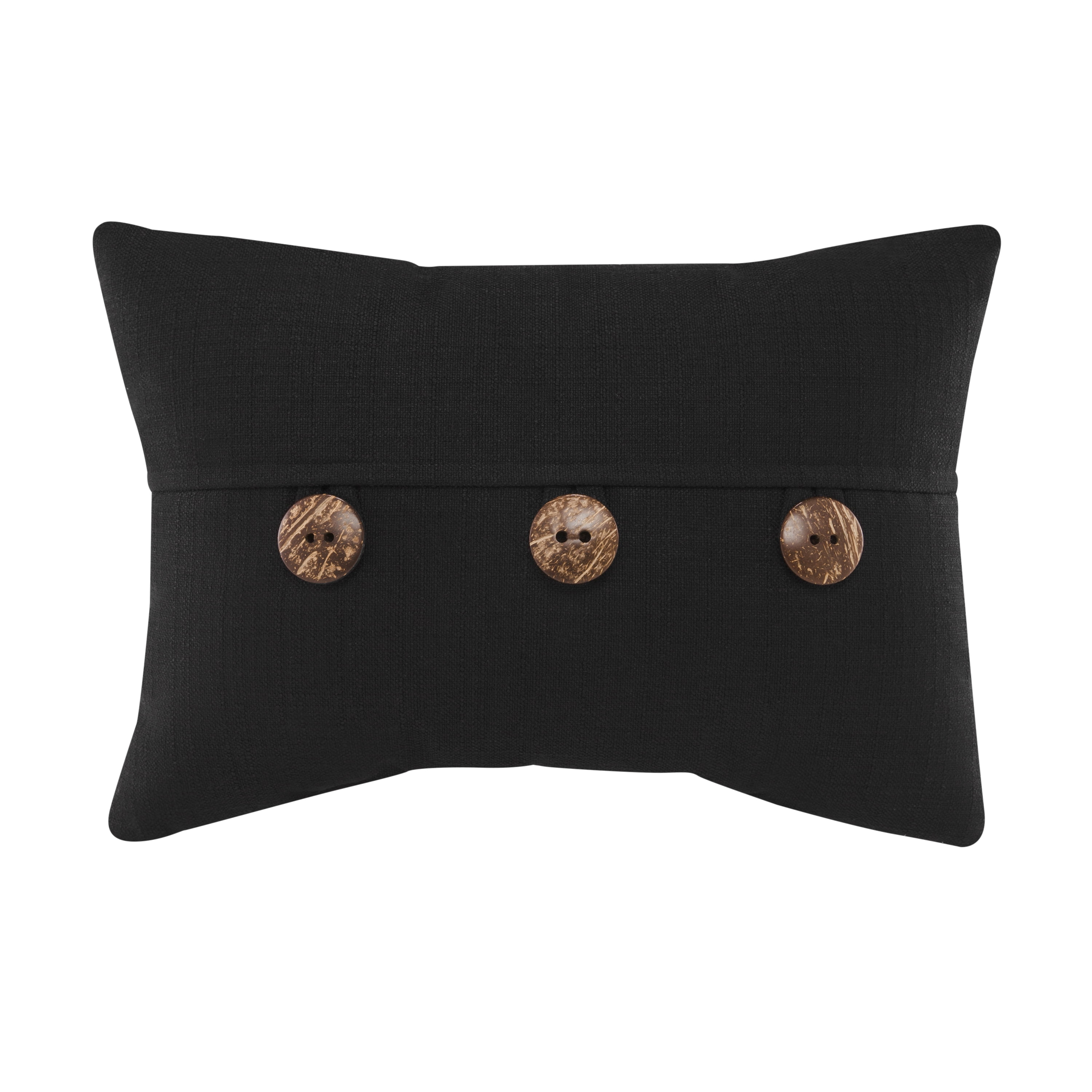 Mainstays Dynasty Oblong 3 Button Decorative Polyester Throw Pillow, 14