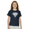 thumbnail image 3 of Diamond Dripping Fashionable Girly Crewneck T Shirts Boy Girl Teen Brisco Brands X, 3 of 6