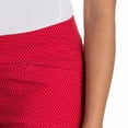 thumbnail image 4 of Hilary Radley Women's Shorts Sz XS Pull-On Bermuda Polka Dot Red, 4 of 5