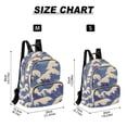 thumbnail image 2 of FORMRS Mini Backpack Purse for Women Travel Daypack Casual Shoulder Bag, Blue Wave Pattern, 2 of 7