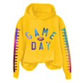 thumbnail image 4 of WZXFASHION Chandail en Molleton de Football pour Femmes Imprimé Graphique Dimanche Décontracté Manches Longues Col Rond 2025 Chandail d'Automne Offres du Jour Liquidation Halloween/noël Chandail, 4 of 4