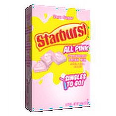 Starburst Zero Sugar Singles to Go Powdered Drink Mix All Pink Strawberry 6 Count Packets (Pack of 8)