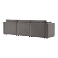 thumbnail image 5 of CHITA Oversized Modular Sectional Sofa Set Extra LargeConvertible Fabric Sofa Couch with Reversible Chaise,3 Seat Modern Modular Sofa for Living Room,Fossil Gray,112 inch Width, 5 of 12