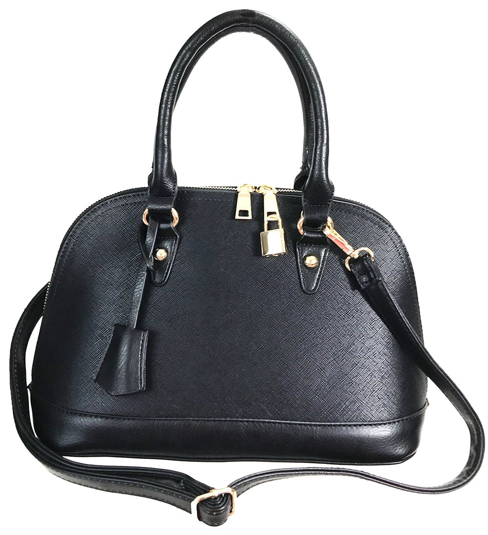 Zzfab Fashion Design Purse and Wallet Set Texture Black