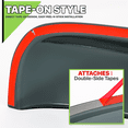 Rain Guard Visor Dark Gray Type2 Sun Roof 880mm 34.6 For 2011-13 Toyota Corolla Rain Guard Visor Dark Gray Type2 Sun Roof 880mm 34.6 For 2011-13 Toyota Corolla