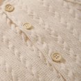 thumbnail image 6 of Newborn Boys Girls Knitted Bodysuits Sweaters Baby Button Down Jumpsuit Rompers 0-18M, 6 of 8