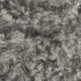 thumbnail image 6 of SAFAVIEH Ocean Trellis Solid Plush Polyester Shag Area Rug, Silver, 3' x 5', 6 of 7