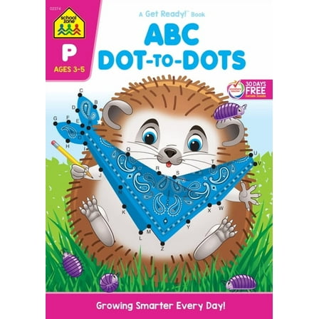 School Zone ABC Dot-to-Dots Workbook