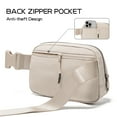 thumbnail image 3 of Oscaurt Adjustable Strap Women's Fanny Pack, Nylon, Beige, 3 of 7