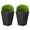 Gray, variant on Pure Garden Large Outdoor Planters 2-Pack - 13.75” Tall Planters for Outdoor Plants or Indoors, Gray