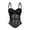 Black, variant on Womens Lace Mesh Corset Top Padded Cups Camisole Bustier Crop Top Trendy Lingerie Top with Adjustable Straps