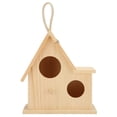 thumbnail image 5 of Handmade Wooden Birdhouse For Garden, Balcony & Backyard - Natural Bird Nesting Box For Sparrows & Bluebirds, 5 of 6