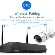 OHWOAI 10 Channel 3K 5.0MP 1536P Network Video Recorder NVR Recorders with Built in WiFi Recorder