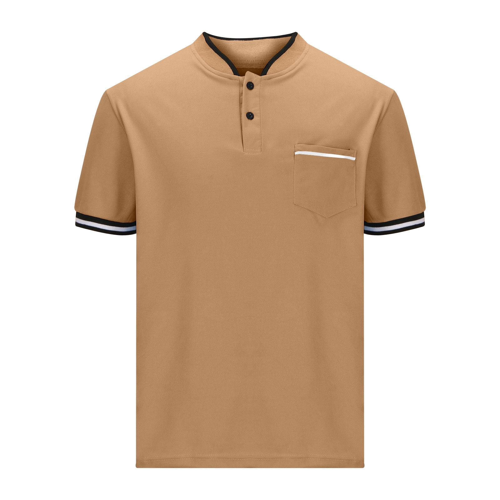 ポジャギNo.41 Yghzkop Polo Shirts for Men Quick-Dry Loose Fit Striped