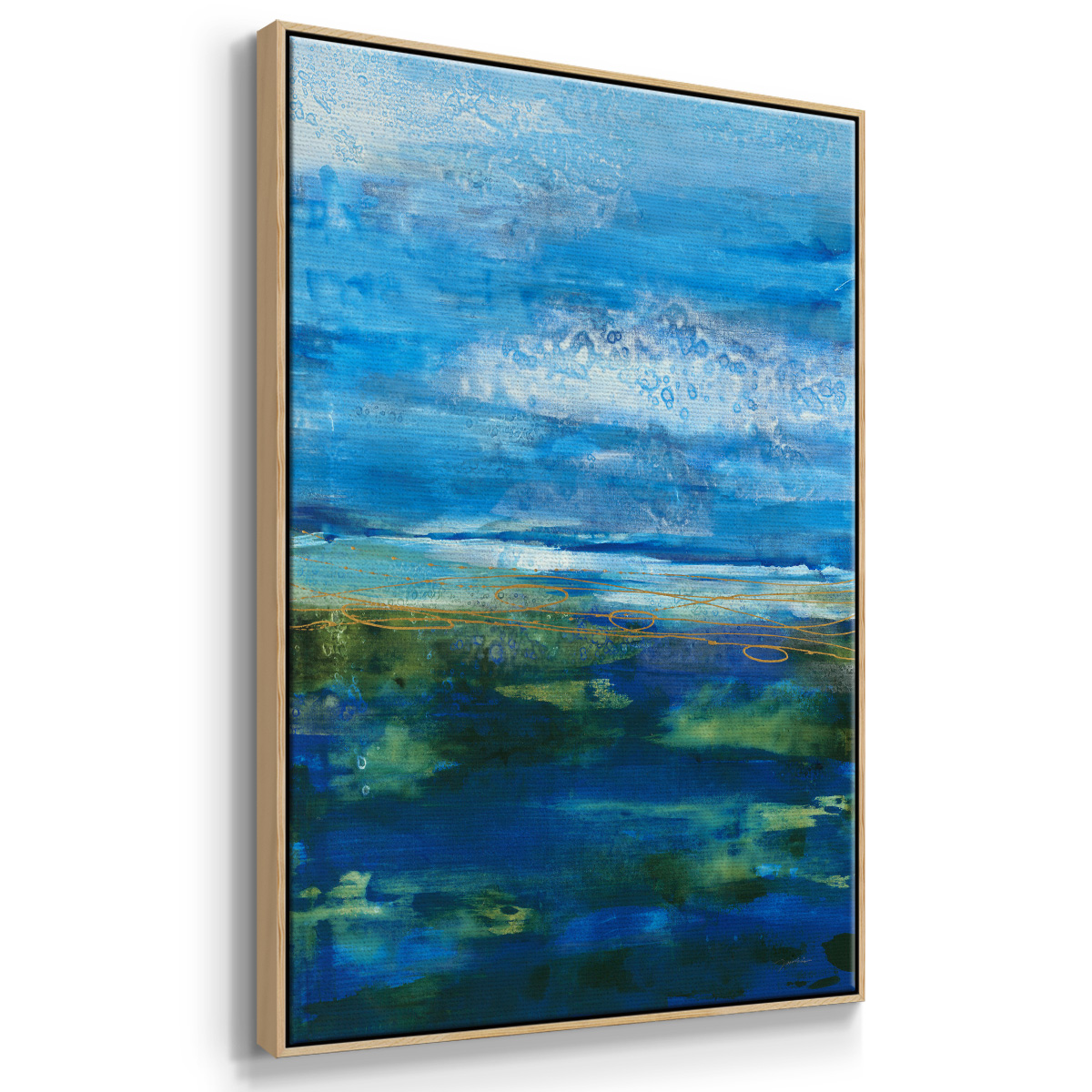 Island Groove Framed Premium Gallery Wrapped Canvas - Ready to Hang