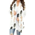 thumbnail image 2 of Cardigans pour Femmes Cardigan à Manches Longues Imprimé Floral Veste Légère pour Femmes en Liquidation, 2 of 6