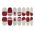 thumbnail image 3 of Sticker Wraps Manicure Design Christmas Polish Kits 14 Glitter For Nail Nail Full Sheets, 3 of 8
