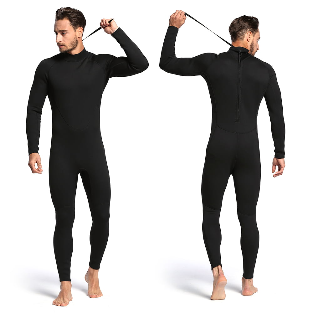 Men's 2mm Neoprene Diving Suit Jump Surf Swim Free Dive Full Body Warm Wetsuits 
