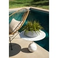thumbnail image 6 of Veradek Mason Series Kona Bowl 14" Plastic-Stone Planter 2-Pack White, 6 of 9