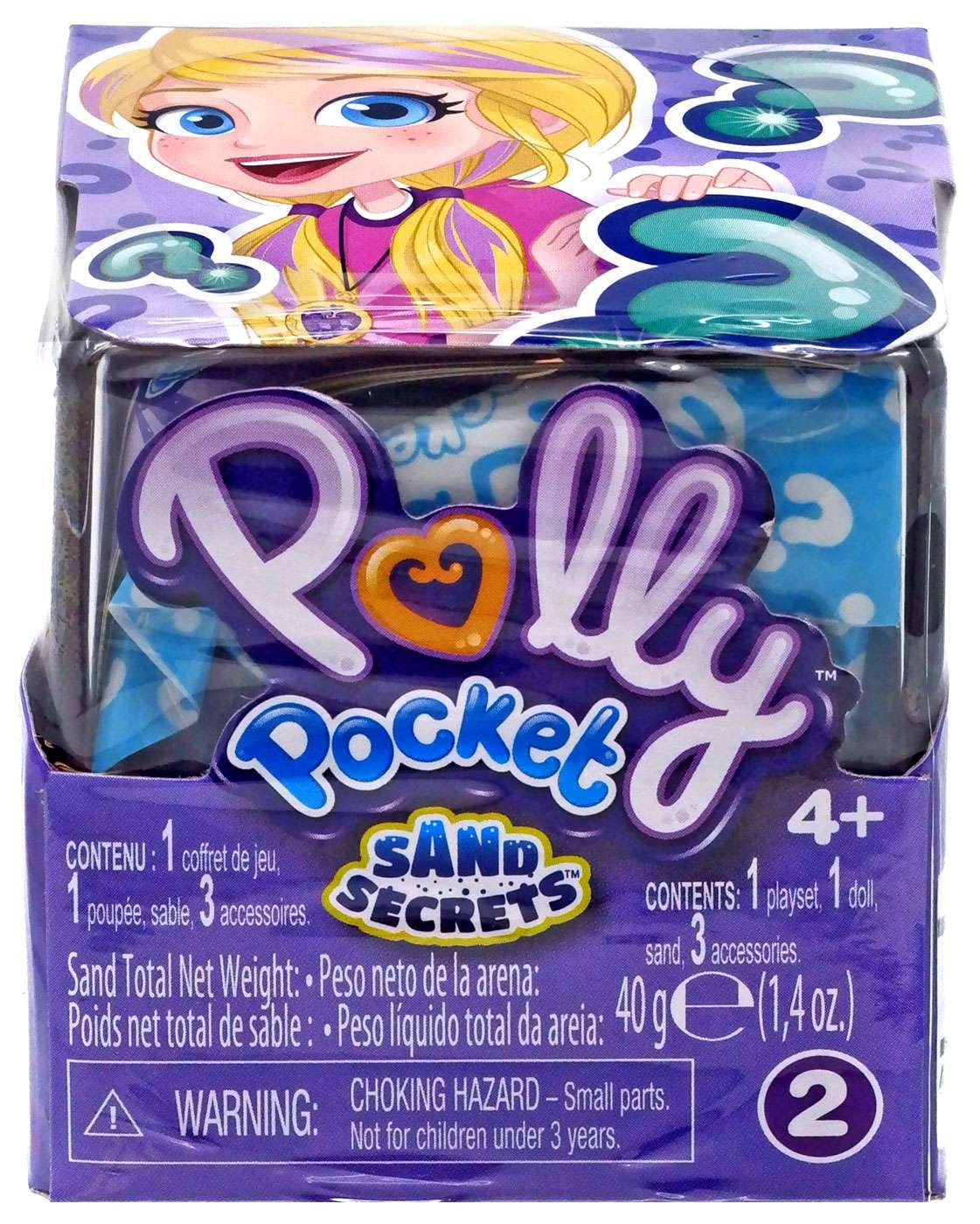 Polly Pocket Sand Secretcollection figurine en boite surprise 6x6cm - boite  surprise 