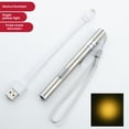 thumbnail image 1 of Medical-Grade USB Rechargeable Flashlight with Rear Press Switch – Single Yellow Light for Oral Exams, Pupil Checks & Morning Inspections, featuring Durable, Portable Design and Long-Lasting, 1 of 6