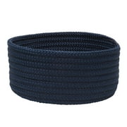 10" Navy Blue Handmade Braided Basket