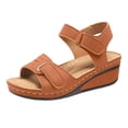 thumbnail image 3 of Willtoo Orthopedic Sandals for Women Fashion, Womens Walking Slippers with Arch Support Open Toe Ankle Strap Espadrilles Platform Wedge Sandals for Women Summer Dressy Comfortable Slip On Flip Flops, 3 of 6