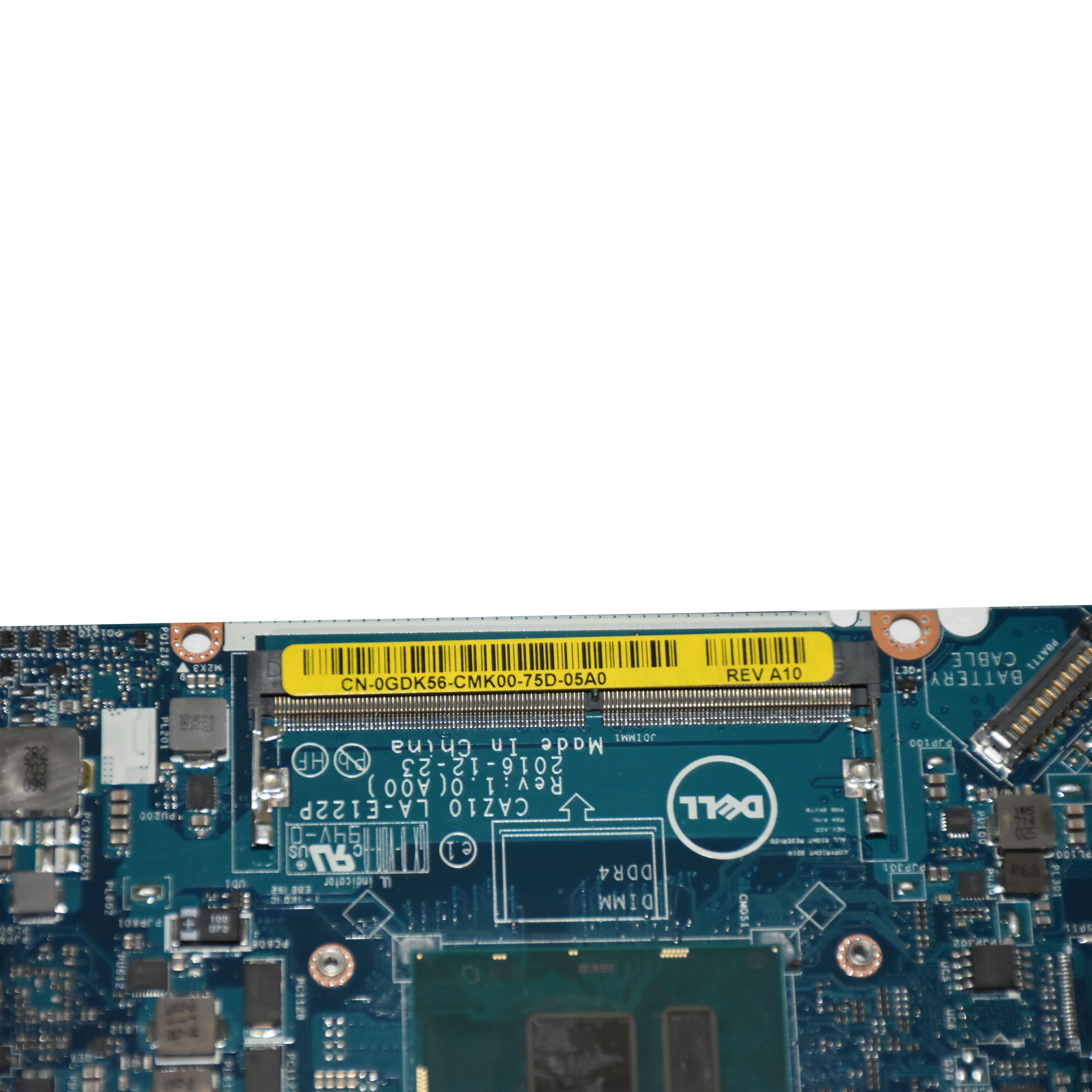 Pre-Owned Dell Latitude 7280 7380 Motherboard with i5-7300U & DDR4 – GDK56
