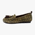 thumbnail image 2 of Naturalizer Betsy Women's Loafers & Slip-Ons Olive Houdstooth Suede Size 6.5 W, 2 of 8