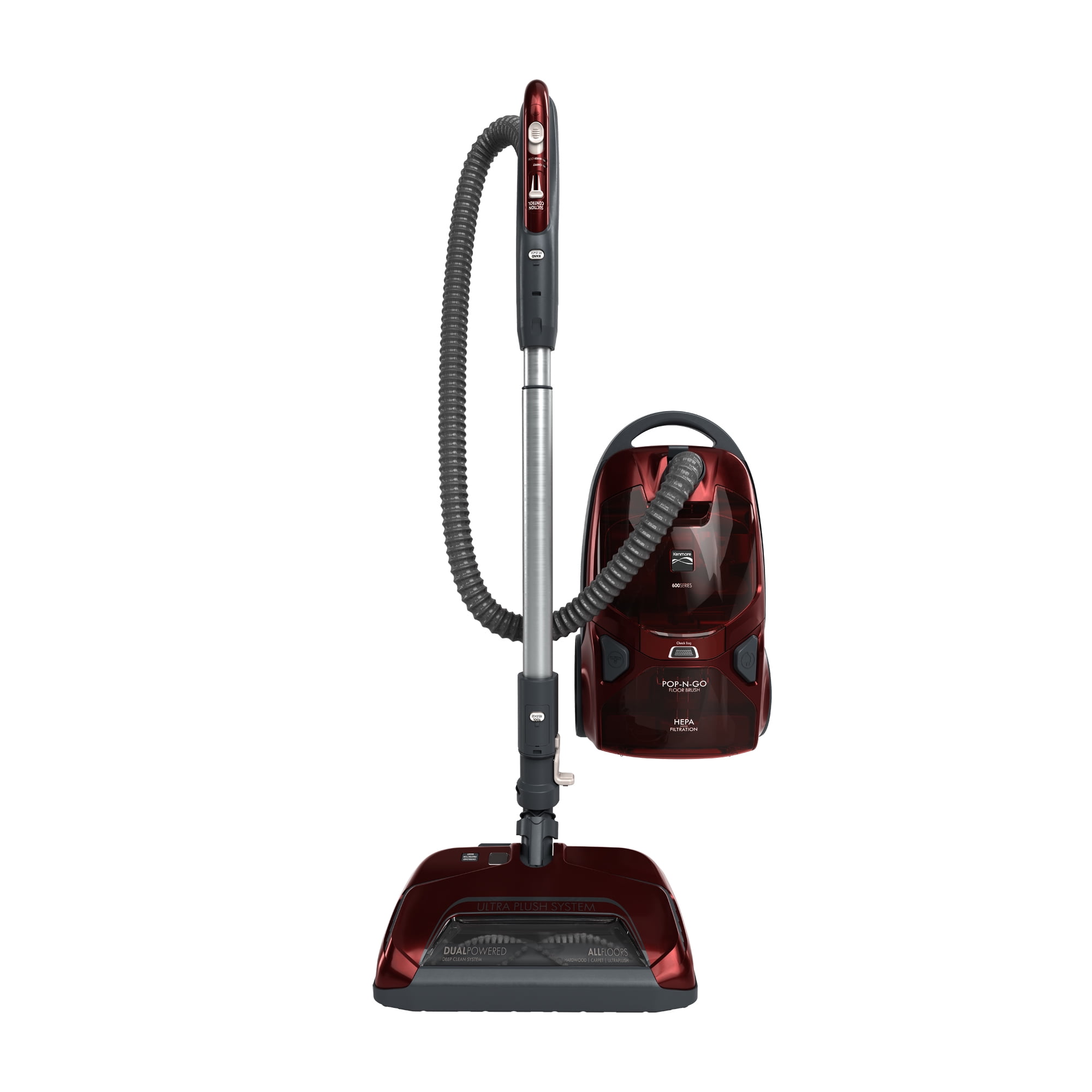 Kenmore BC4027 Bagged Canister Vacuum Red - Walmart.com - Walmart.com