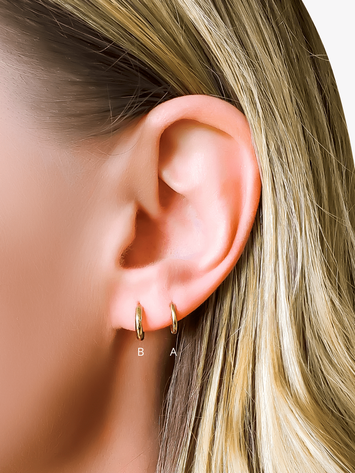 Small Gold Huggie Clicker Earring – STONE AND STRAND