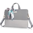 thumbnail image 1 of Laptop Bag - for Women Computer Shoulder Messenger Laptop Case 13.3 Inch（Gray）, 1 of 6
