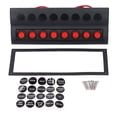 thumbnail image 2 of Marine Switch Panel, UV Proof DC12V Impact Resistant Switch Panel Pre Wired  for Ships Yachts, 2 of 7