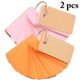 thumbnail image 2 of Blank Word Cards Colored 180PCS DIY Index Cards Message Cards with Binder Ring, 2 of 10