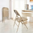 thumbnail image 4 of Vecelo All Steel Folding Chair (4-Pack) in Multiple Colors, 4 of 9
