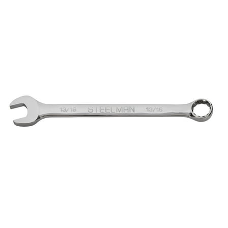 STEELMAN 13/16-Inch SAE Combination Wrench with 12-Point Box End, 82556