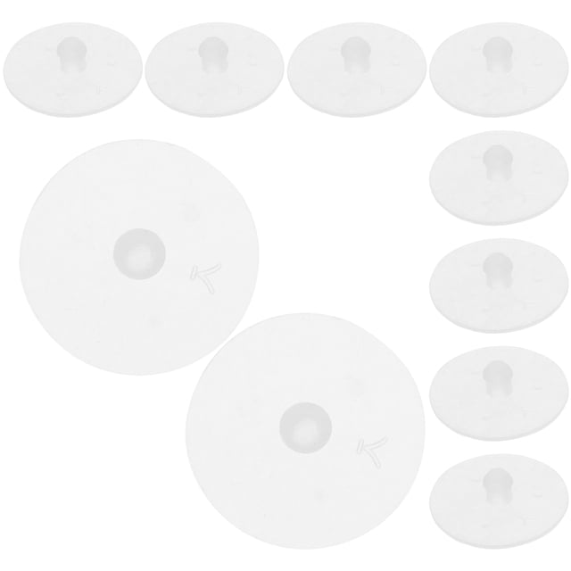 SHINYPASING 10 Pcs Joints de Rechange en Silicone Blanc pour Cuiseur à Riz pour Cuisson Sécurisée