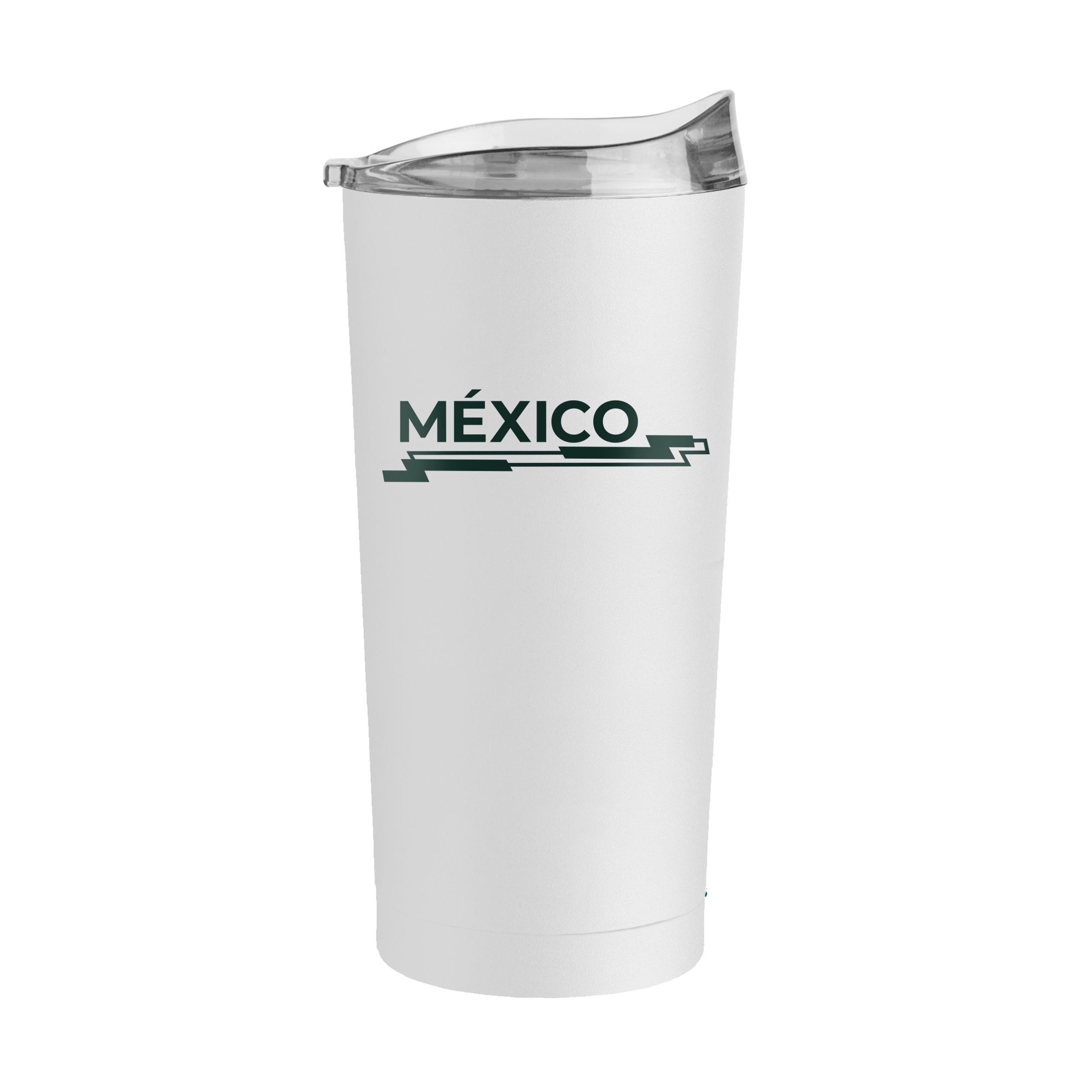 Mexico National Team Soccer 20oz White Flipside Powder Coat Tumbler