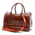 thumbnail image 3 of 2Chique Boutique Women's Candy Studded Metallic Bronze Top Handle Bag, 3 of 3