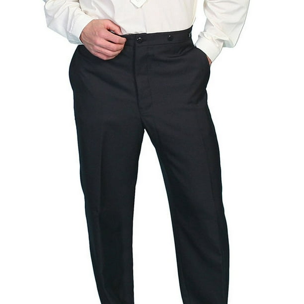 Scully Leather Scully Western Pants Men Suspender Buttons Polyester
