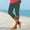 Green, variant on Sakmal Soft Leggings Women Blue High Waisted Comfy Plus Size Yoga Pants Gemstone 7/8th Running Leggings