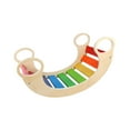 thumbnail image 2 of Arco de escalada de madera para niños, muebles de guardería, juguete de imaginación, arco mecedora Montessori para regalo de cumpleaños, guardería Arcoíris, 2 of 8