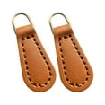 thumbnail image 5 of balikha 2Pcs Zipper Pulls Pull Tabs PU Leather Pull Straps Replacement Pullers Zipper Parts for Jacket Clothing Backpacks Accessories Brown, 5 of 9