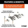 thumbnail image 2 of Curt Manufacturing Weight Distribution Hitch; Round Bar Retainer Package - 17109, 2 of 3