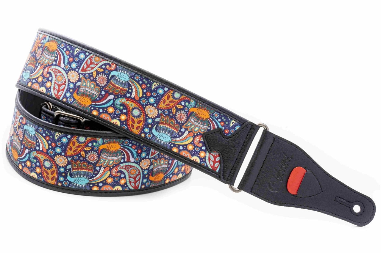RightOn! Straps Talisman KASHMIR Blue Guitar Strap