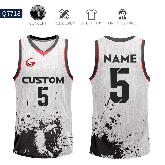 Custom Youth Basketball Shirts Personalized Sublimation Print Name Number Logo Polyester Basketball Jersey Tshirt For Men LS